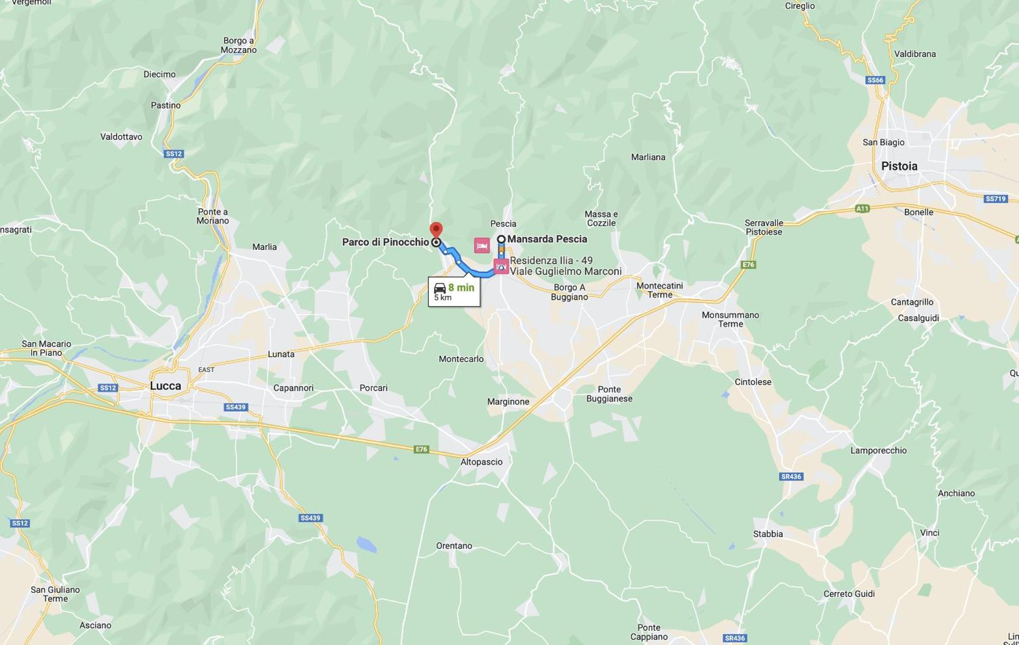 Apartament Mansarda Pescia Zewnętrze zdjęcie